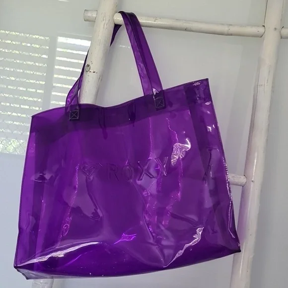 Thick jelly plastic roxy bag beach bag - Picture 3 of 6